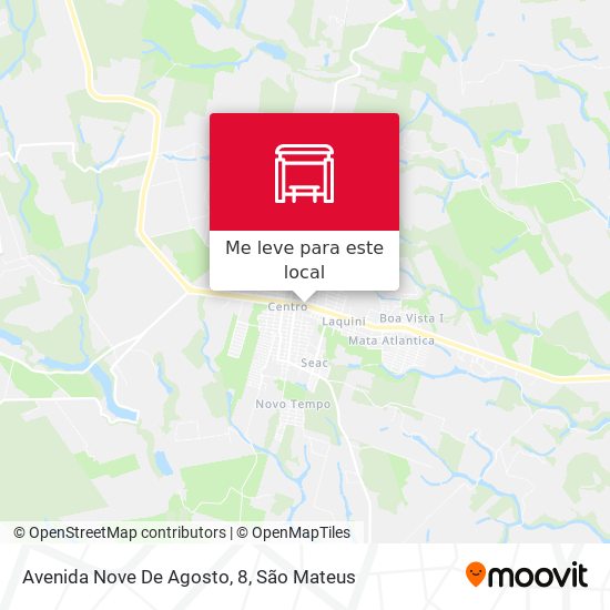 Avenida Nove De Agosto, 8 mapa