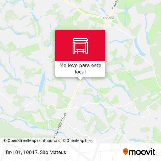 Br-101, 10017 mapa