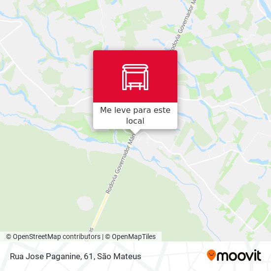 Rua Jose Paganine, 61 mapa