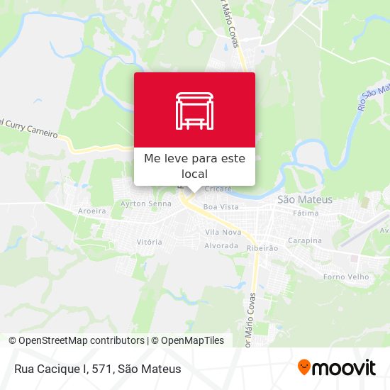 Rua Cacique I, 571 mapa