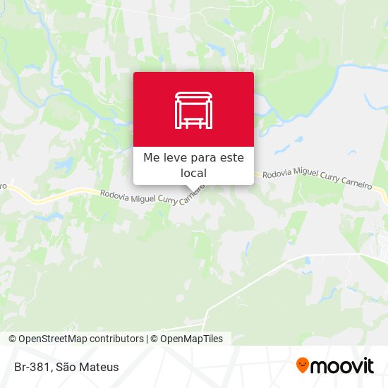 Br-381 mapa