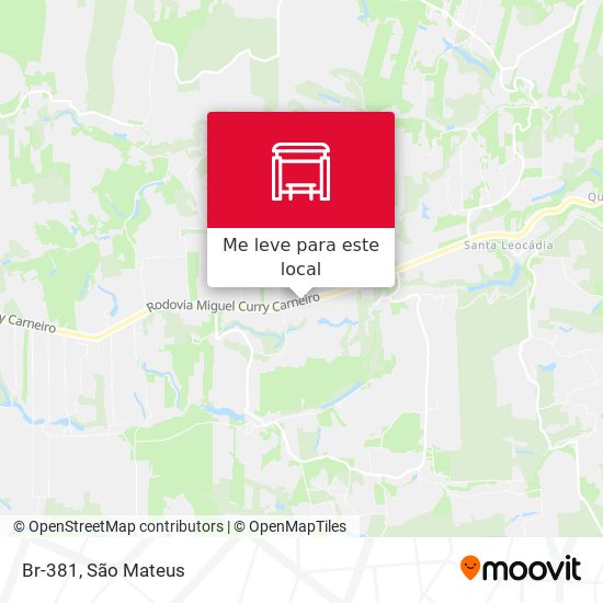 Br-381 mapa
