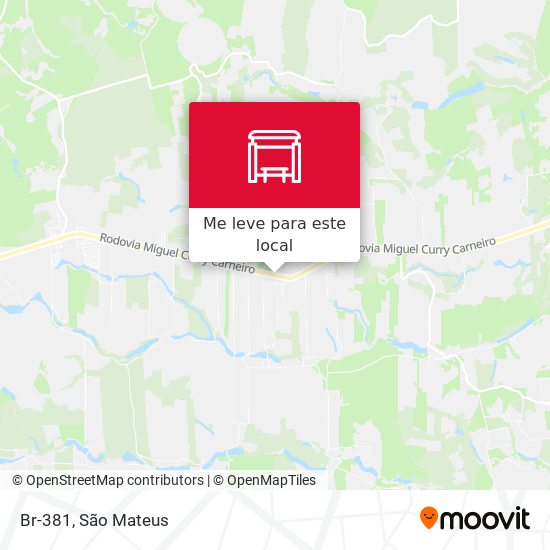 Br-381 mapa