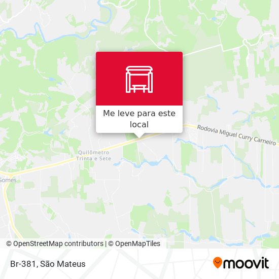 Br-381 mapa