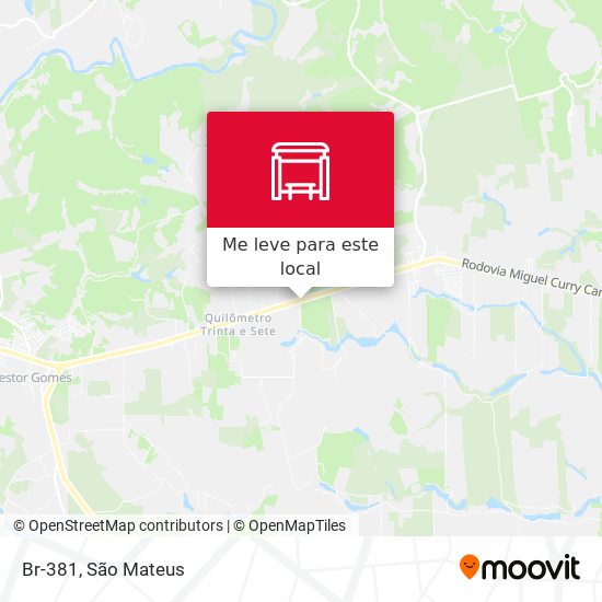Br-381 mapa