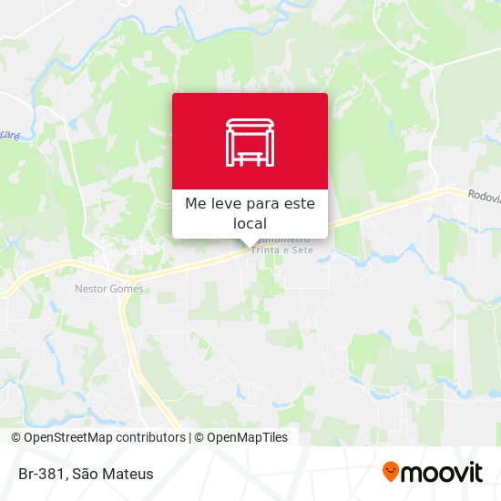 Br-381 mapa