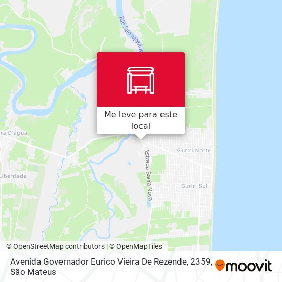 Avenida Governador Eurico Vieira De Rezende, 2359 mapa