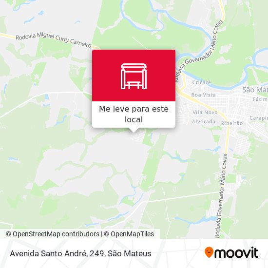 Avenida Santo André, 249 mapa