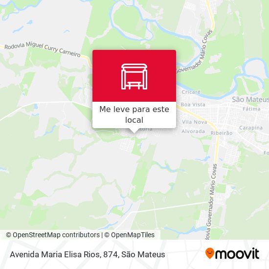 Avenida Maria Elisa Rios, 874 mapa