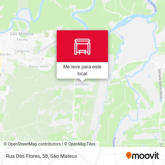 Rua Das Flores, 58 mapa