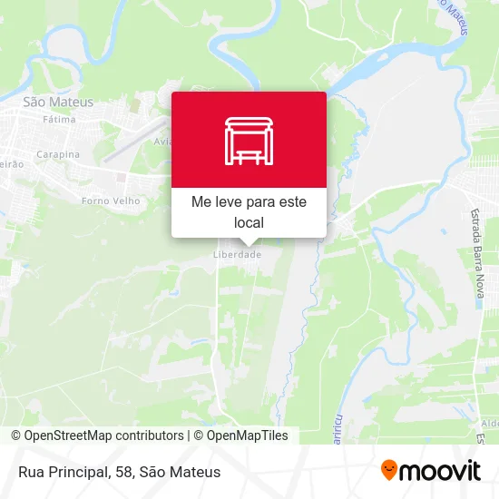Rua Principal, 58 mapa