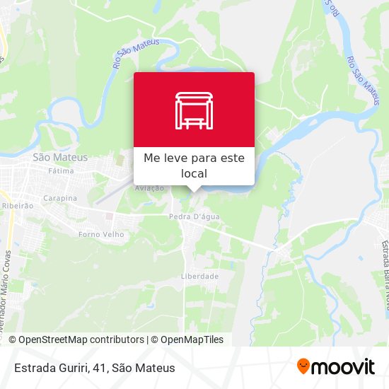 Estrada Guriri, 41 mapa