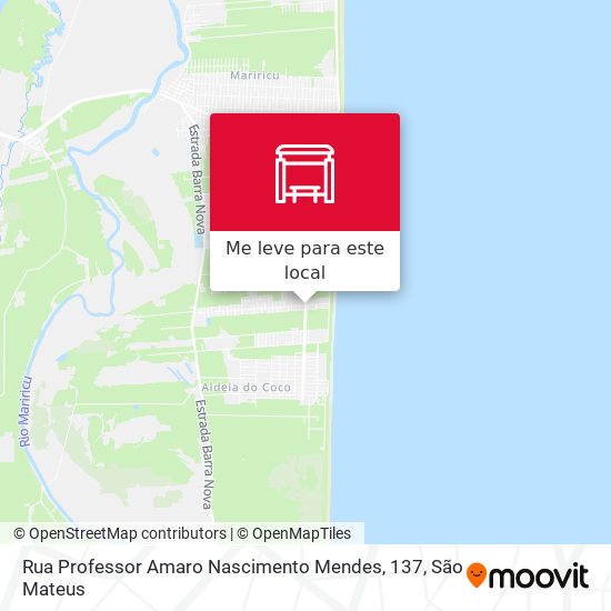 Rua Professor Amaro Nascimento Mendes, 137 mapa