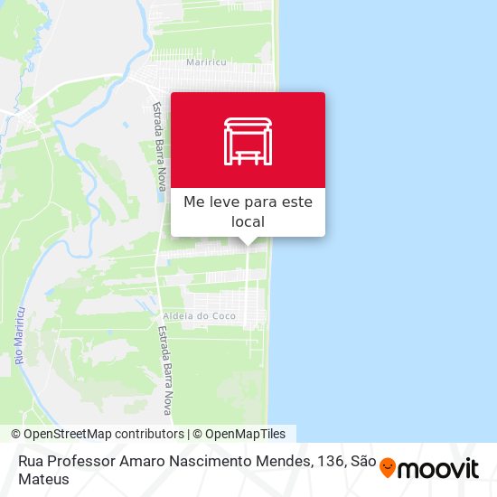 Rua Professor Amaro Nascimento Mendes, 136 mapa