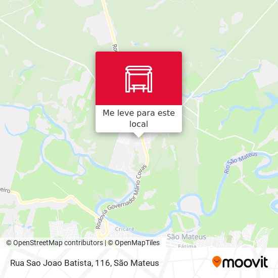 Rua Sao Joao Batista, 116 mapa