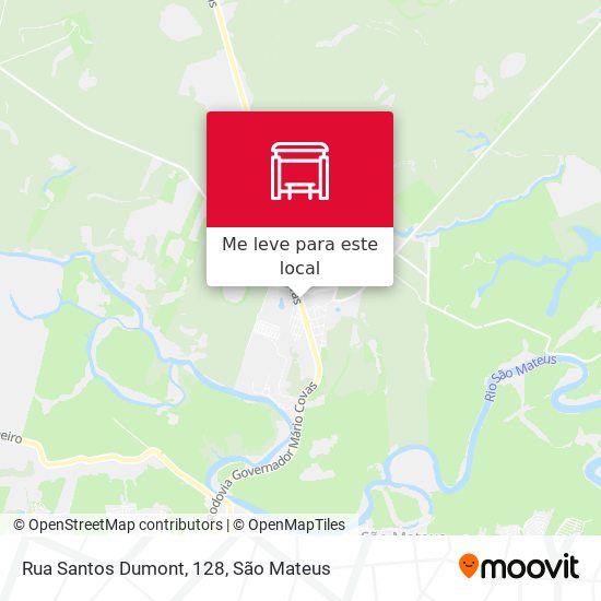 Rua Santos Dumont, 128 mapa