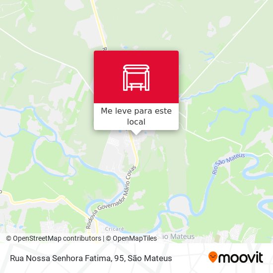 Rua Nossa Senhora Fatima, 95 mapa
