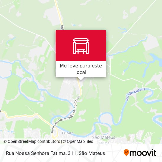 Rua Nossa Senhora Fatima, 311 mapa