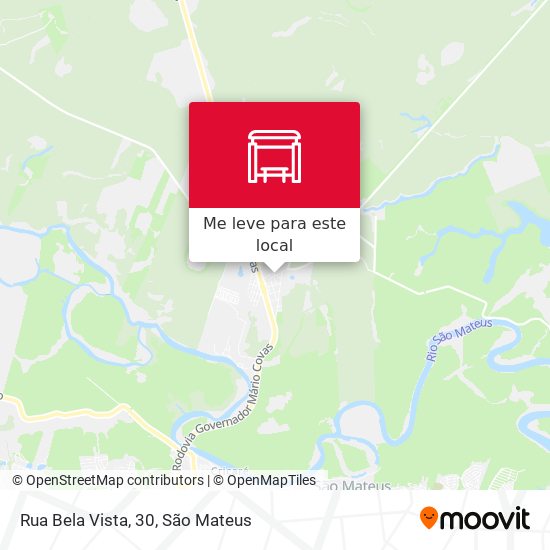 Rua Bela Vista, 30 mapa