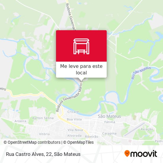Rua Castro Alves, 22 mapa