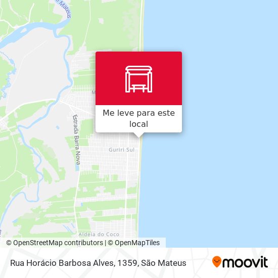 Rua Horácio Barbosa Alves, 1359 mapa