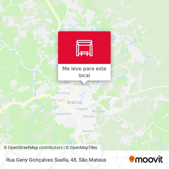 Rua Geny Gonçalves Suella, 48 mapa