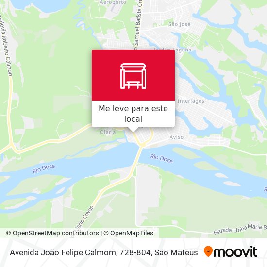 Avenida João Felipe Calmom, 728-804 mapa