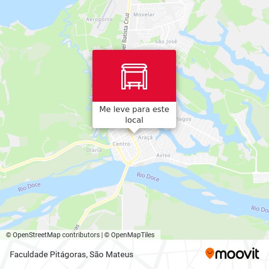 Faculdade Pitágoras mapa