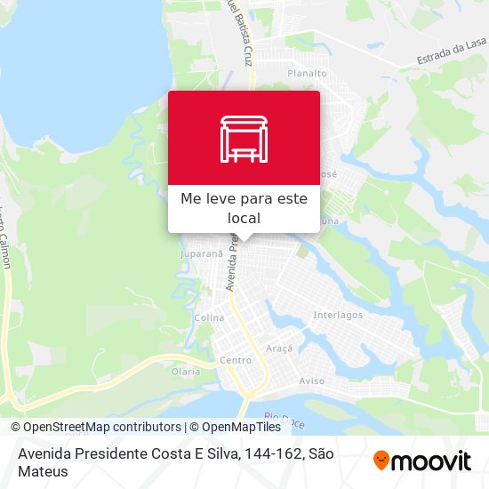 Avenida Presidente Costa E Silva, 144-162 mapa
