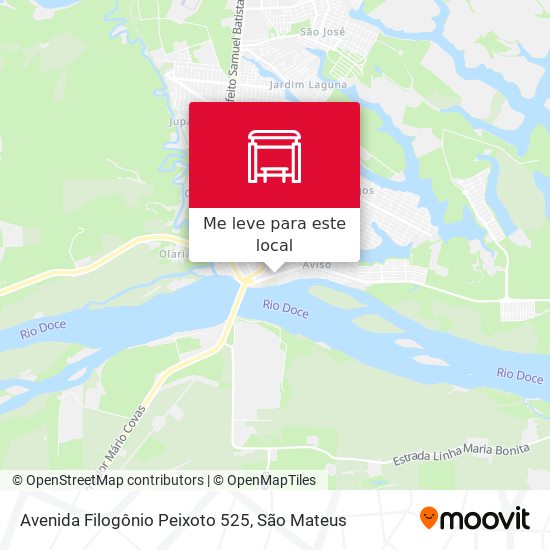 Avenida Filogônio Peixoto 525 mapa