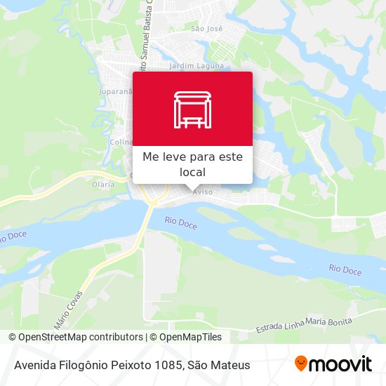 Avenida Filogônio Peixoto 1085 mapa
