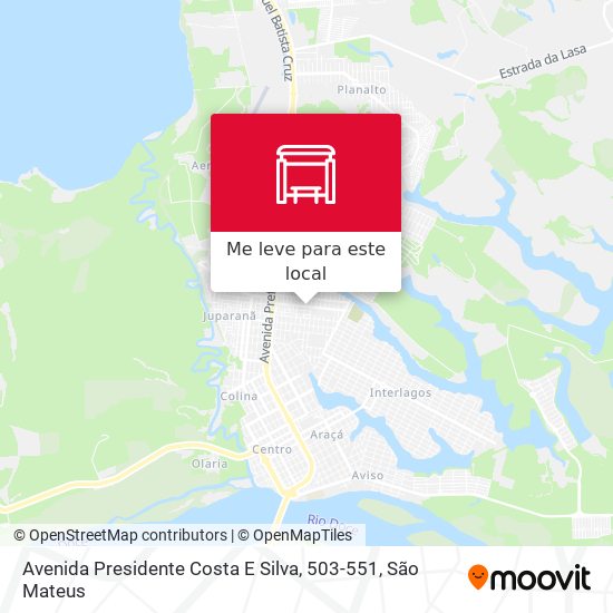 Avenida Presidente Costa E Silva, 503-551 mapa
