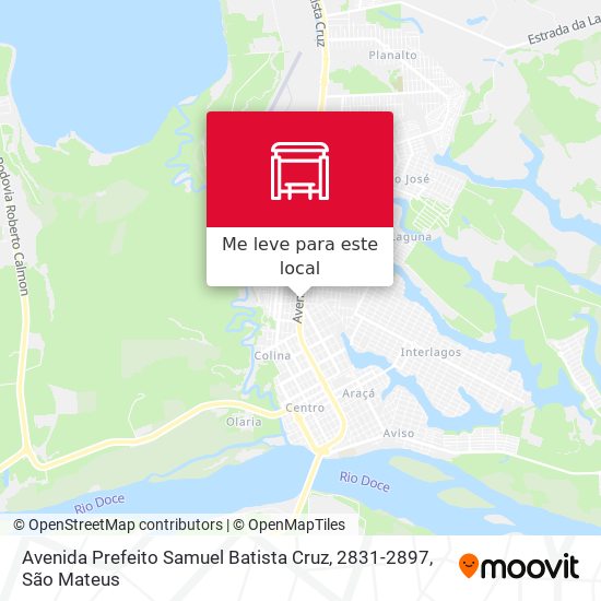 Avenida Prefeito Samuel Batista Cruz, 2831-2897 mapa