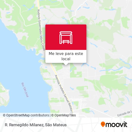 R. Remegildo Milanez mapa