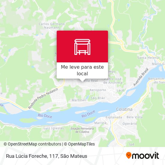 Rua Lúcia Foreche, 117 mapa