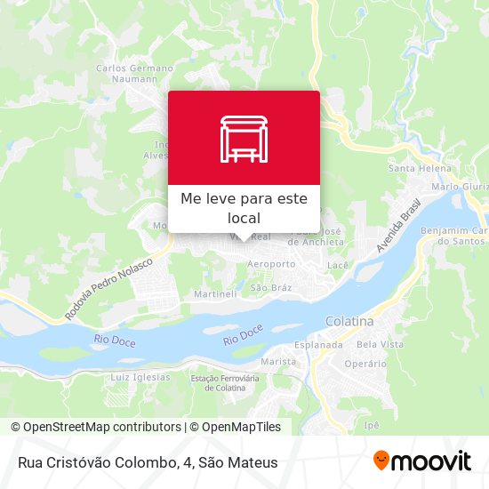 Rua Cristóvão Colombo, 4 mapa