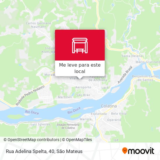 Rua Adelina Spelta, 40 mapa