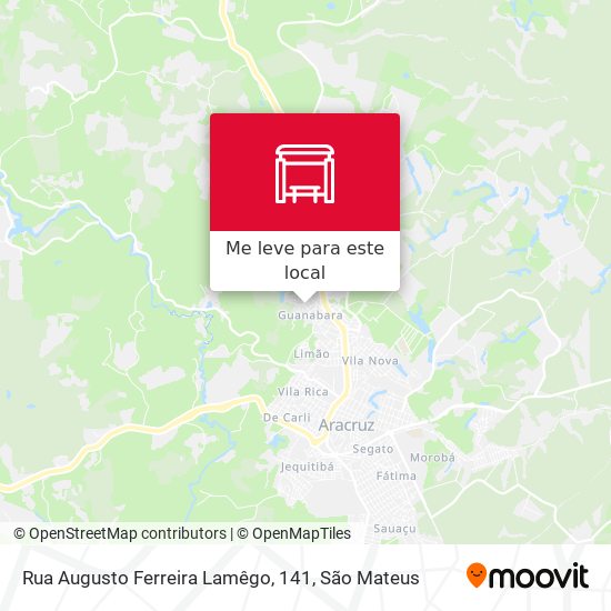 Rua Augusto Ferreira Lamêgo, 141 mapa