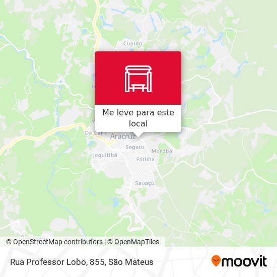 Rua Professor Lobo, 855 mapa