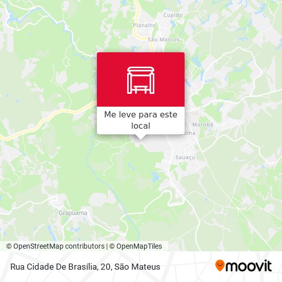 Rua Cidade De Brasília, 20 mapa