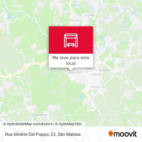 Rua Silvério Del Puppo, 22 mapa