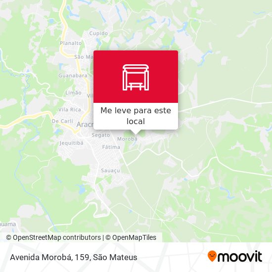 Avenida Morobá, 159 mapa