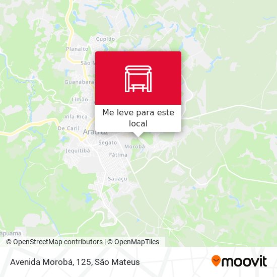 Avenida Morobá, 125 mapa
