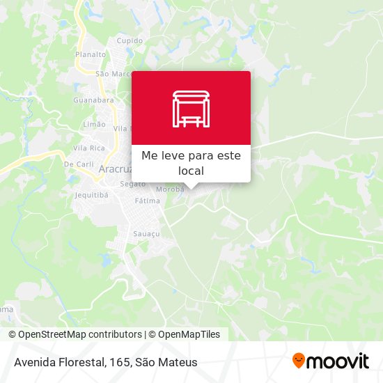 Avenida Florestal, 165 mapa