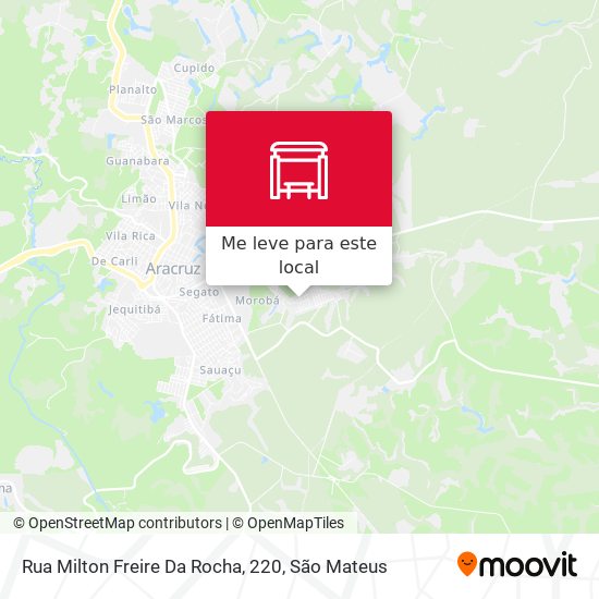Rua Milton Freire Da Rocha, 220 mapa