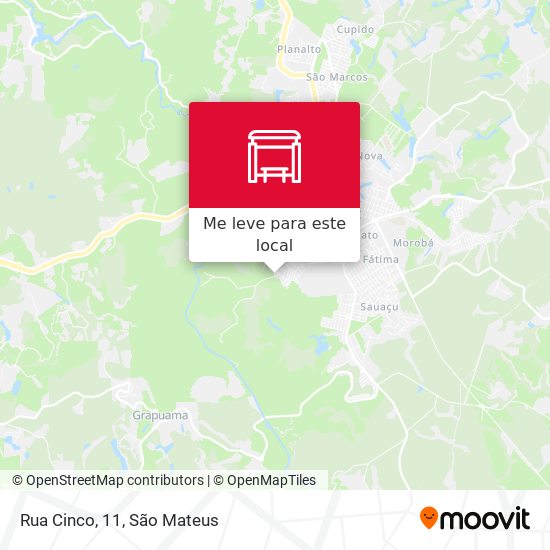 Rua Cinco, 11 mapa