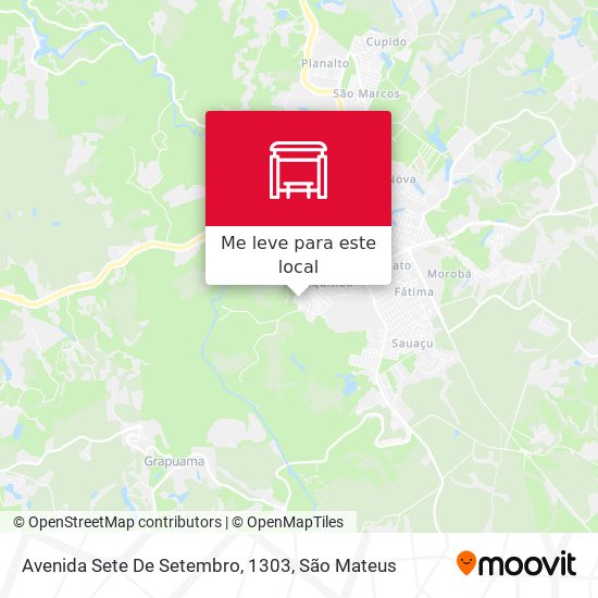 Avenida Sete De Setembro, 1303 mapa