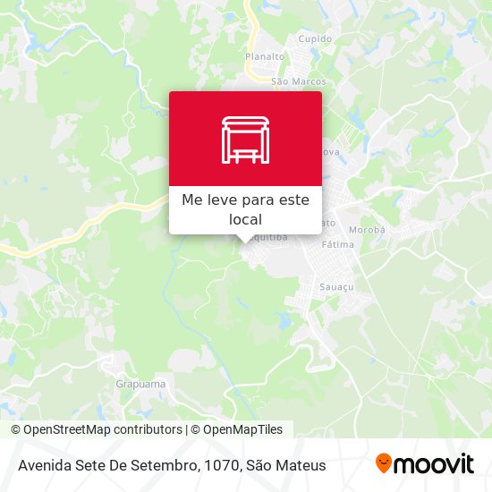 Avenida Sete De Setembro, 1070 mapa