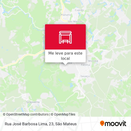 Rua José Barbosa Lima, 23 mapa