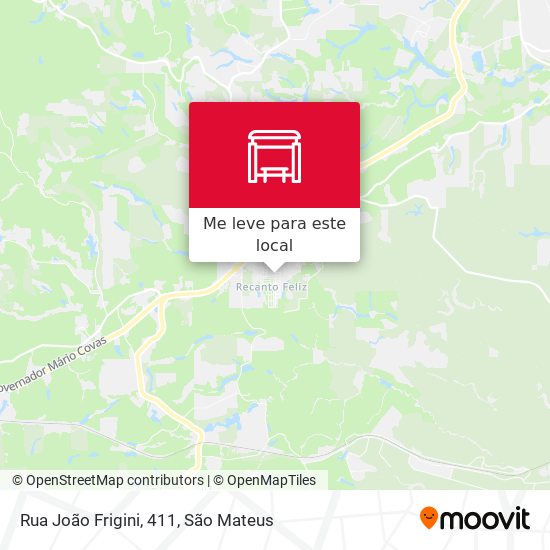 Rua João Frigini, 411 mapa